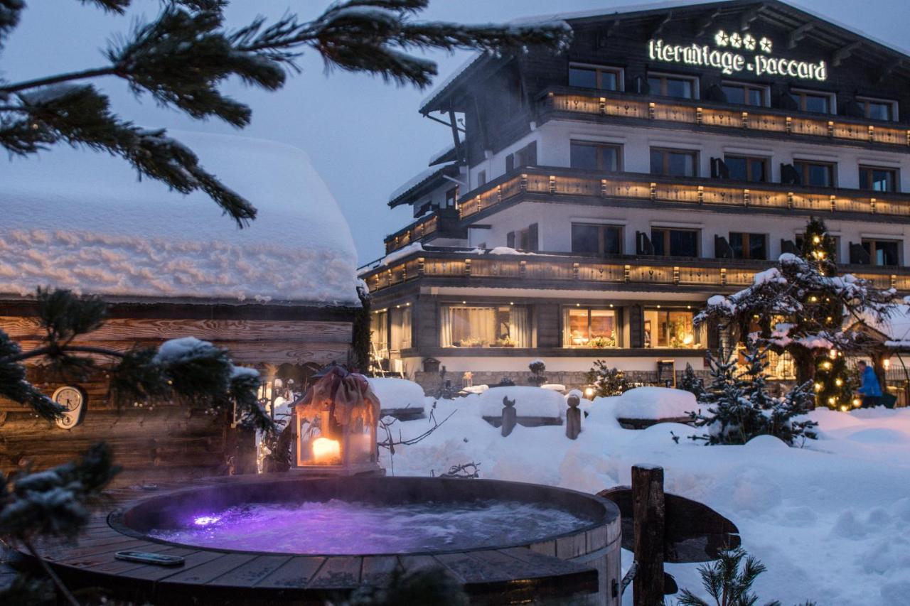 Chalet-Hotel Hermitage Chamonix Bagian luar foto
